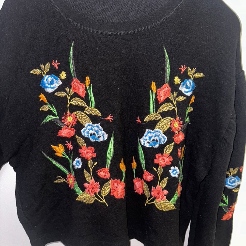 Zara sweater with embroidery details